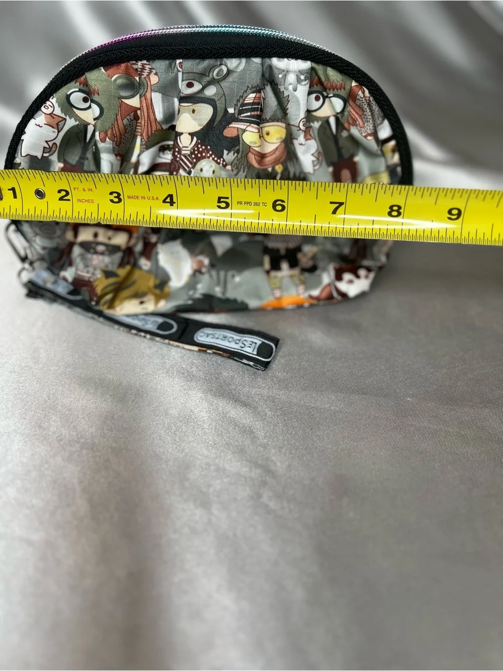 Rare Vintage LeSportsac x Tokidoki Adorable Cartoon Print Cosmetic Pouch